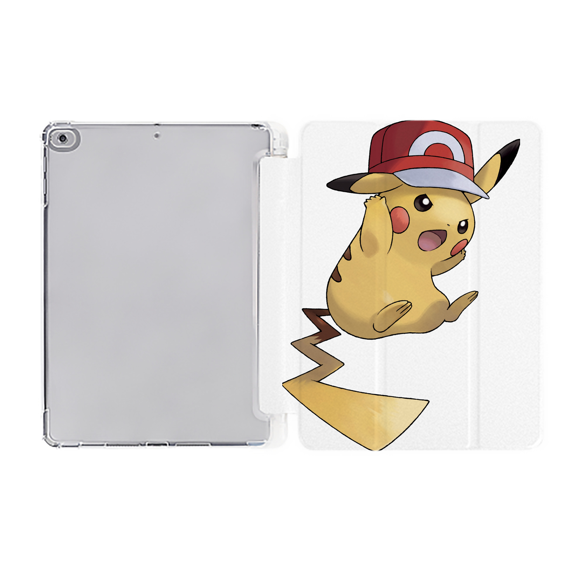 （画像用） ポケットモンスター Pokémon IPad ケース ペン収納付き 三つ折りスタンド PUレザー×シリコン 対応機種9.5/10.5/10.9インチ